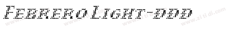 Febrero Light字体转换 Febrero Light字体转换